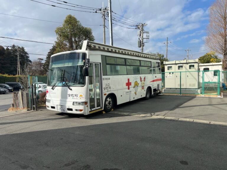 献血に協力しました。